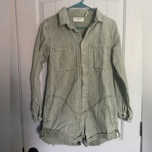 One Teaspoon Canvas Prophecy Jumpsuit